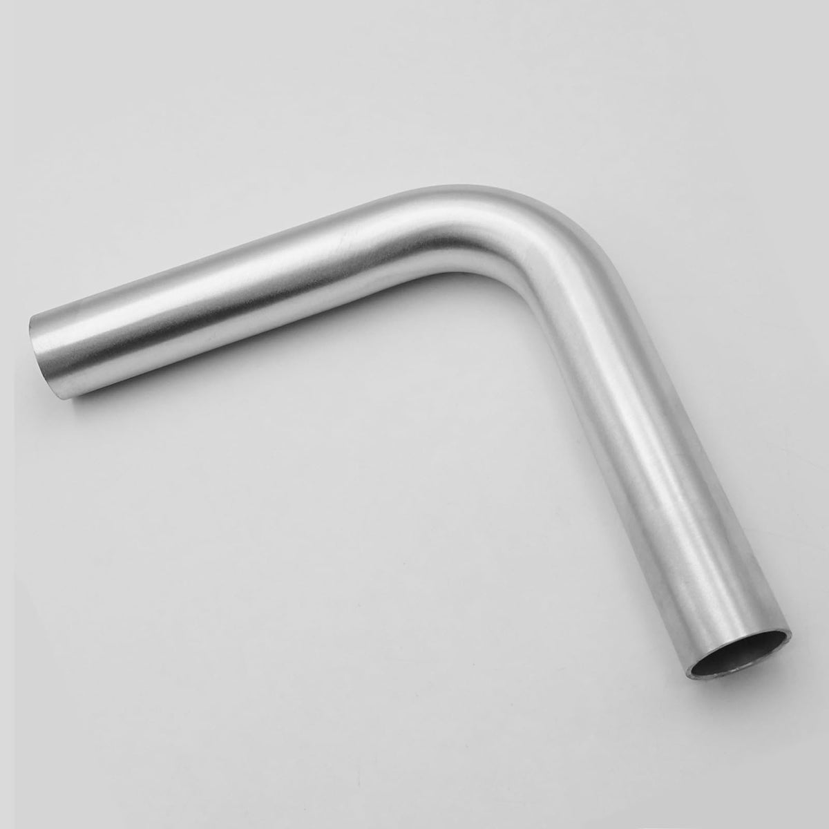 Ac Performance 1'' (25Mm) Od 90 Degree Aluminum Elbow Intercooler Pipe Air Intake Tube, 1.38D Radius, Brushed Finish