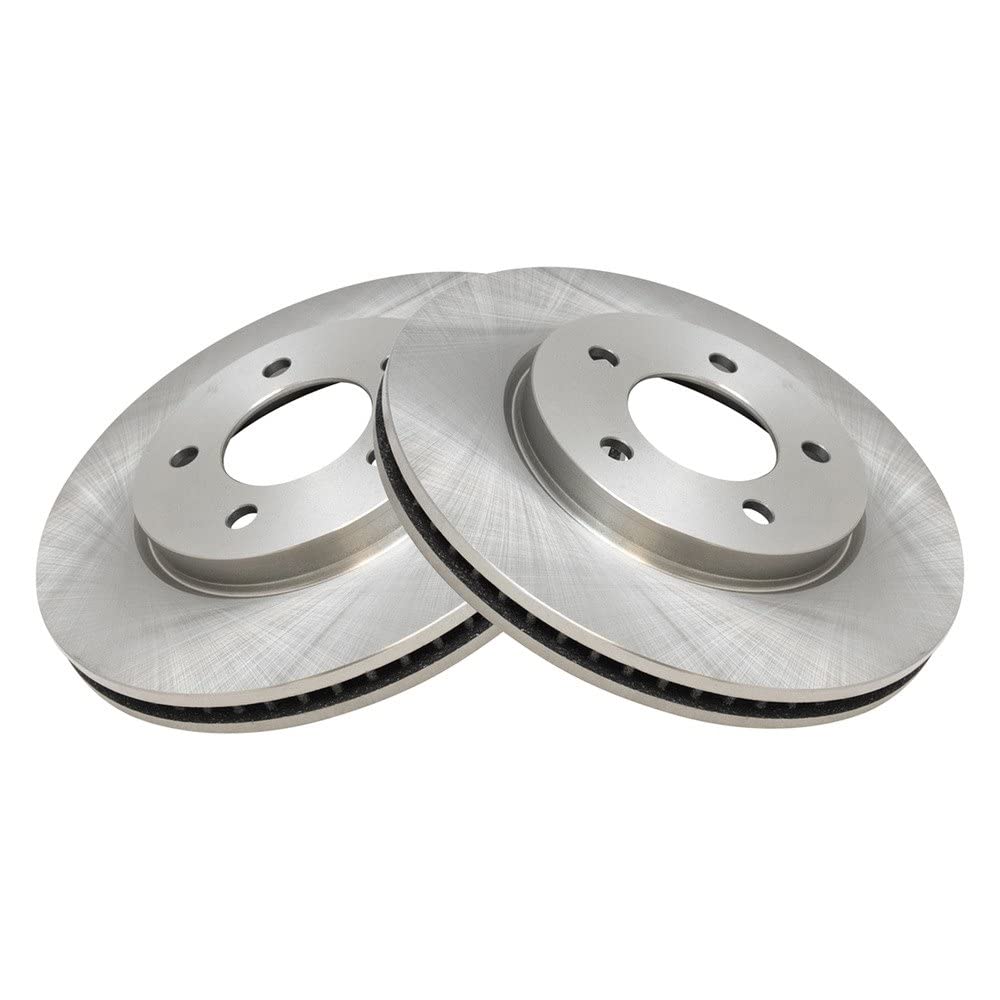 Trq Front Brake Rotors Set Vented Compatible With 2004-2008 Chrysler Pacifica