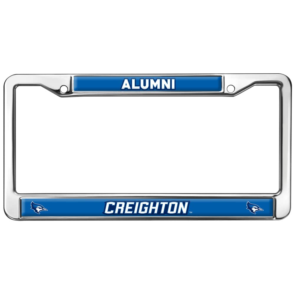 Creighton University Alumni Logo Full Size Standard License Plate Metal Frame