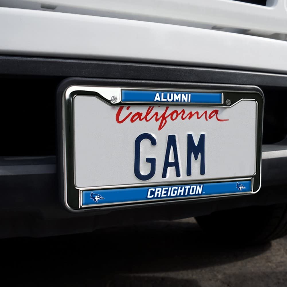 Creighton University Alumni Logo Full Size Standard License Plate Metal Frame