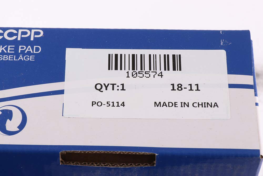 Cciyu D1378 Professional Ceramic Front Brake Pads Set Fit For 2007-2019 For Acura Mdx,2014-2018 For Acura Rlx,2010-2013 For Acur