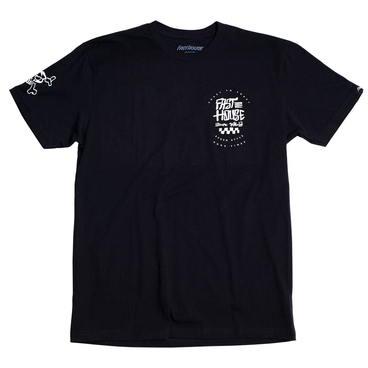Fasthouse Slack Tee (Black, X-Large)