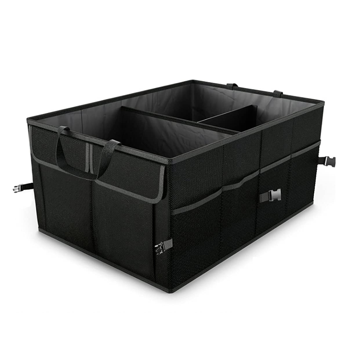 8Sanlione Car Trunk Organizer/Storage, Collapsible Cargo Storage Box, Large Capacity, Trunk Organizer For Cars, Vehicles, Suvs,