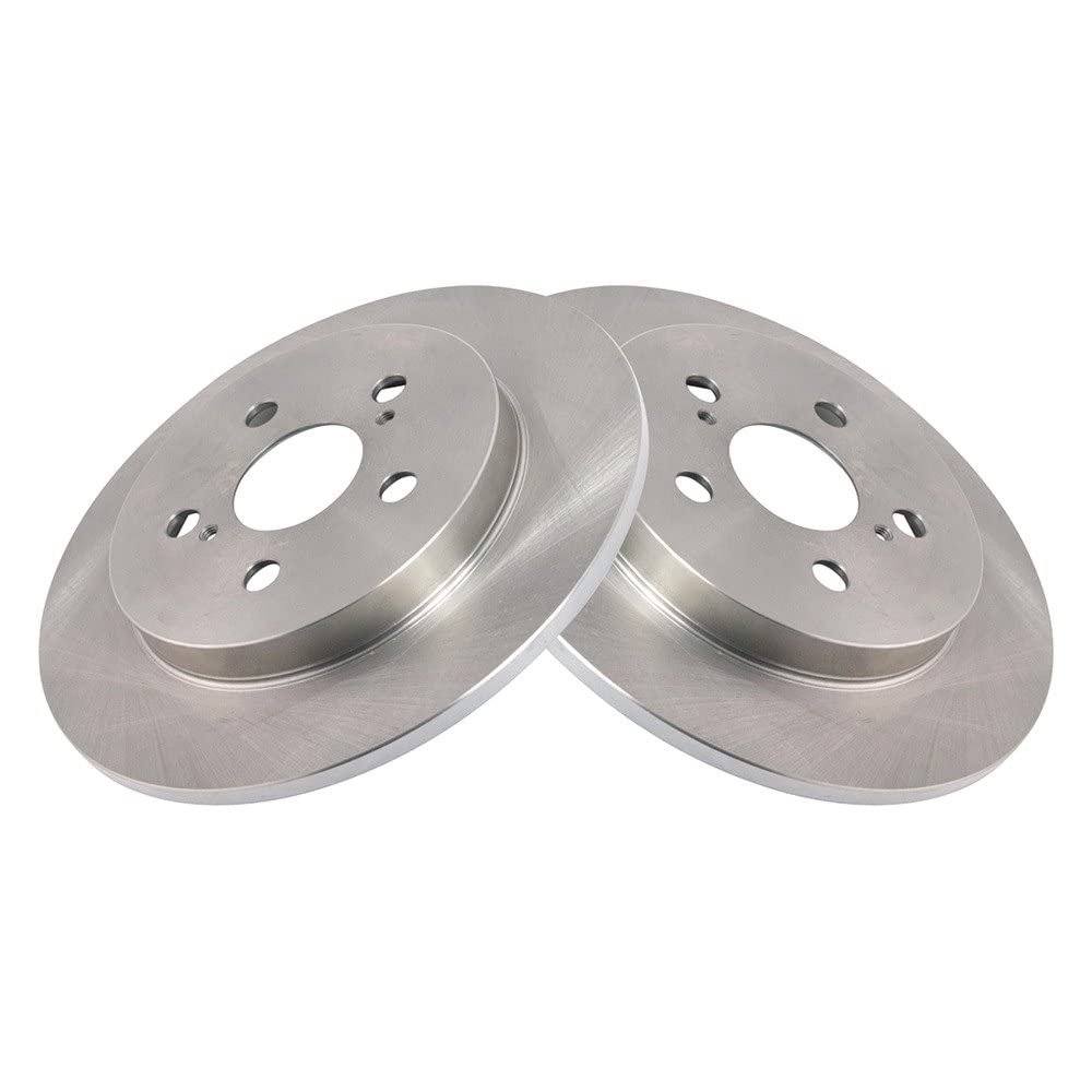Trq Rear Disc Brake Rotor Pair Set For 2009-2011 Toyota Corolla Xrs / 2014-2018 Toyota Corolla / 2011-2014 Lexus Ct200H / 2009-2