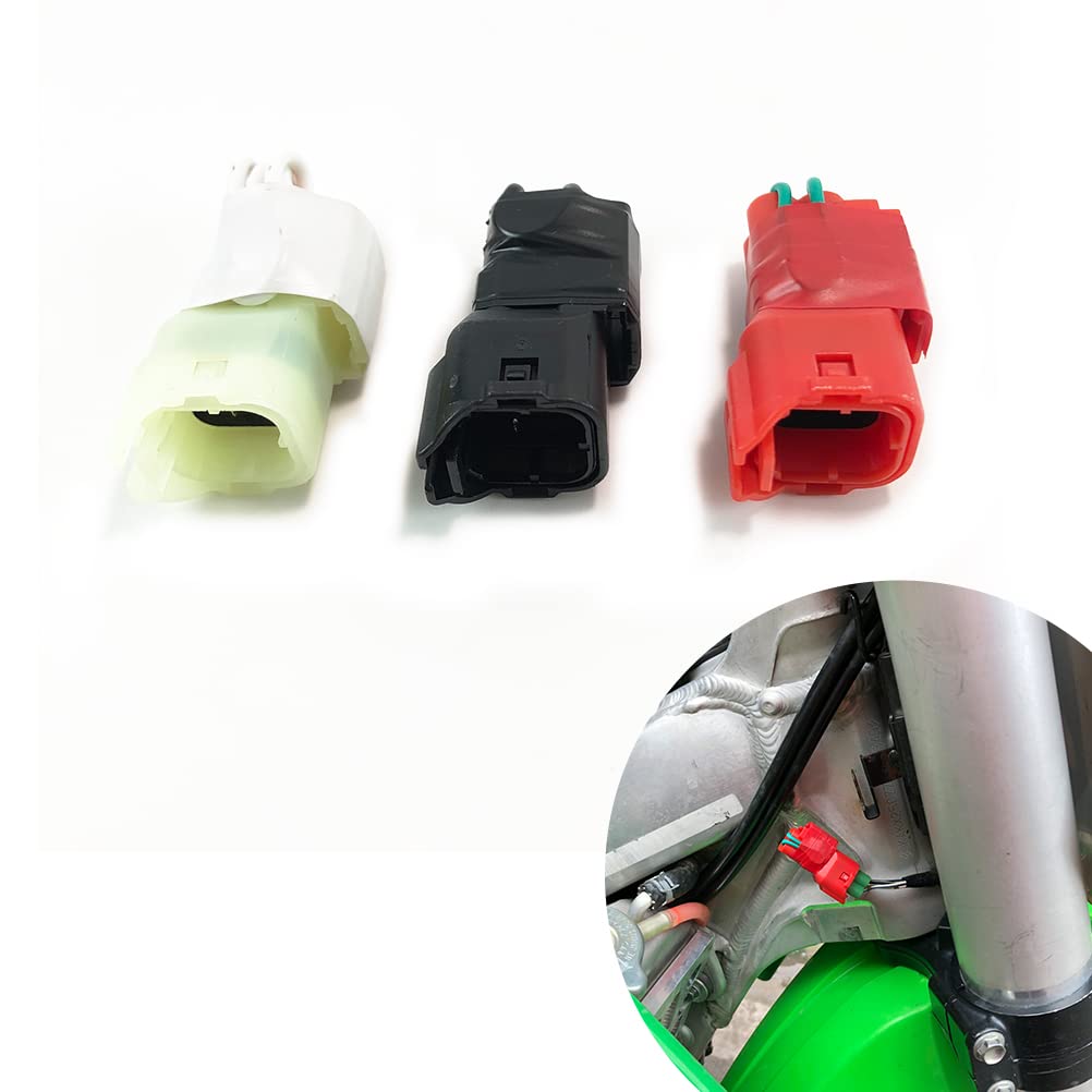 3 COLORS DFI Map Wire Lead Coupler For KAWASAKI KX250 KX250F KX250XC KX450 KX450F KX450SR KX450X WIRE-LEAD,MODE SELECT,BLACK WIR