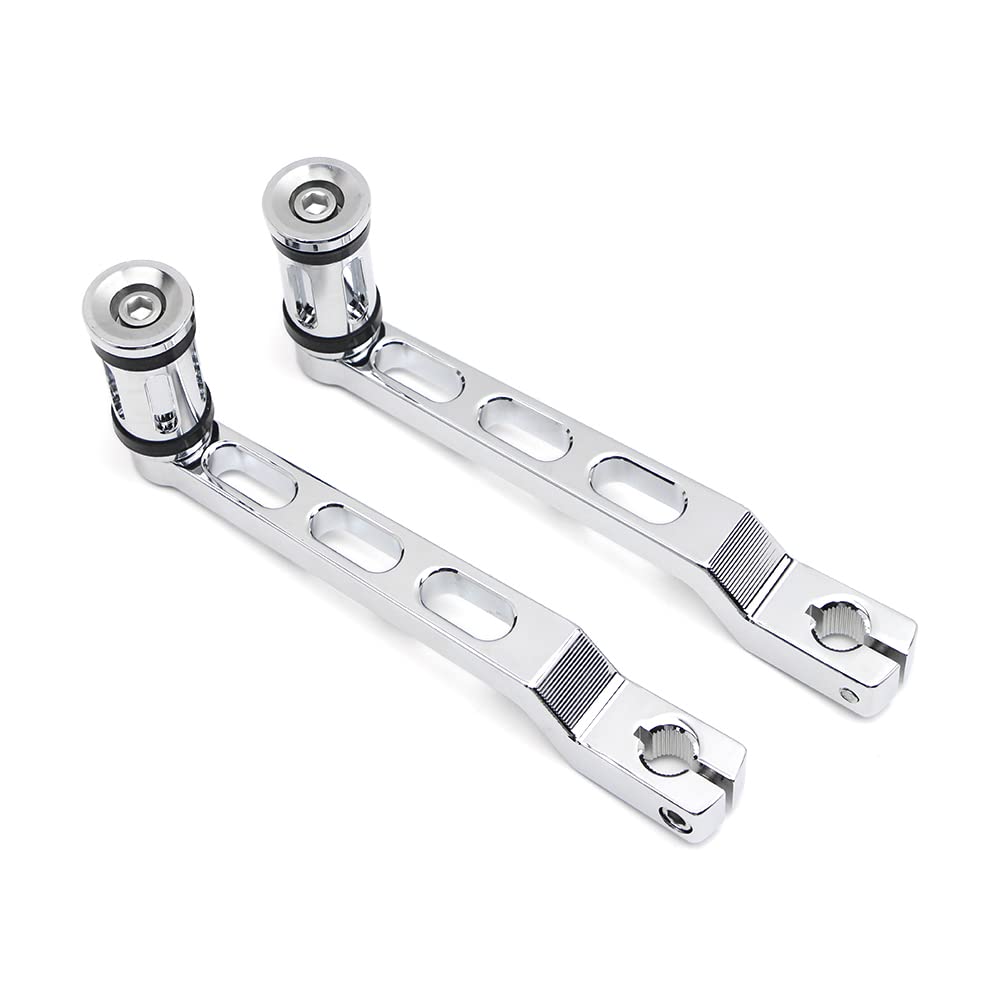 Dreamseek Motorcycle Heel Toe Gear Shift Lever + Shift Peg For Harley Fl Softail/Touring Electra Glide Road King Road Glide Flhx