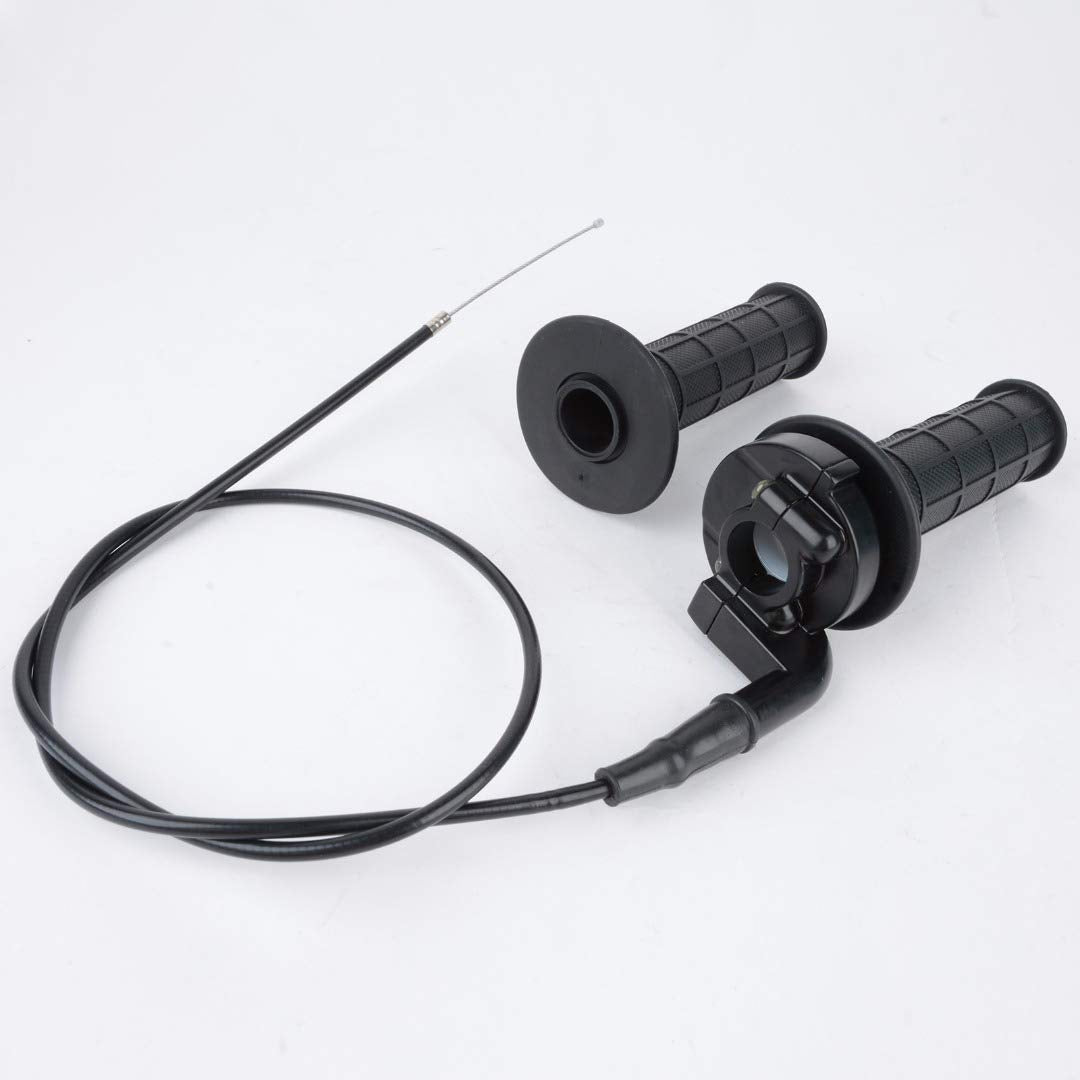 7/8'' Handle Grip Twist Throttle Cable for 50cc 90cc 110cc 125cc 140cc 150cc 200cc 250cc ATV/ATC Dirt Bike Mini Bike 4-stroke Mi