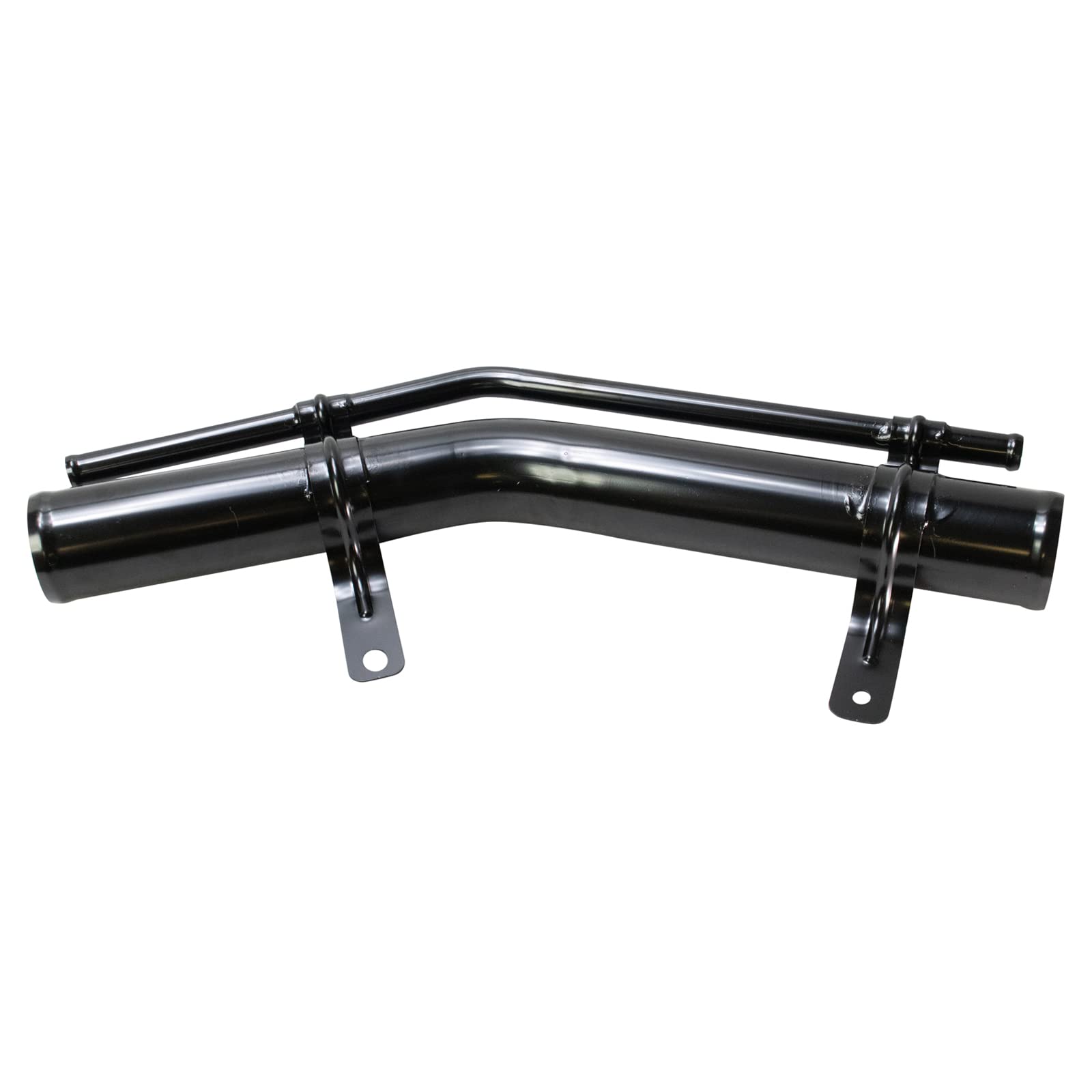 Trq Upper & Lower Fuel Tank Filler Neck Black Compatible With 2002-2003 Cadillac Escalade Ext Chevrolet Avalanche 1500 2000-2003