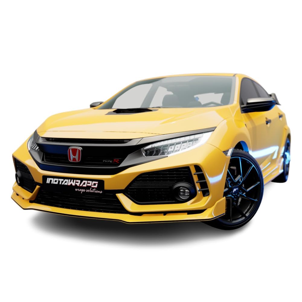3M Car Wrap Roll 2080 Gloss Bright Yellow | G15 | (5Ft X 10Ft (50 Sq/Ft)) | Automotive Vinyl Wrap For Cars - Car Interior Wrap &