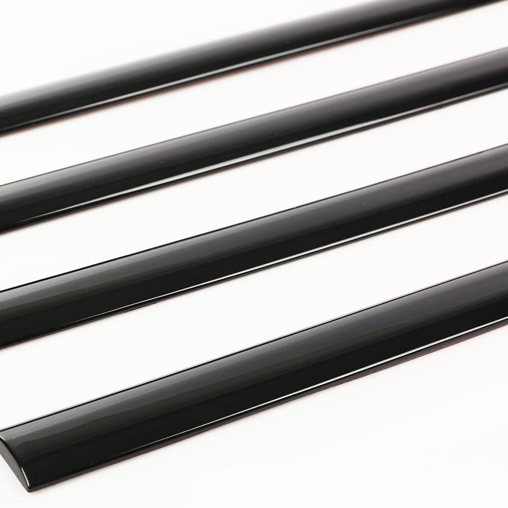 Pit66 Side Molding Trim, Compatible With 2019-2021 Dodge Ram 1500 Crew Cab Body Side Molding Trim Black