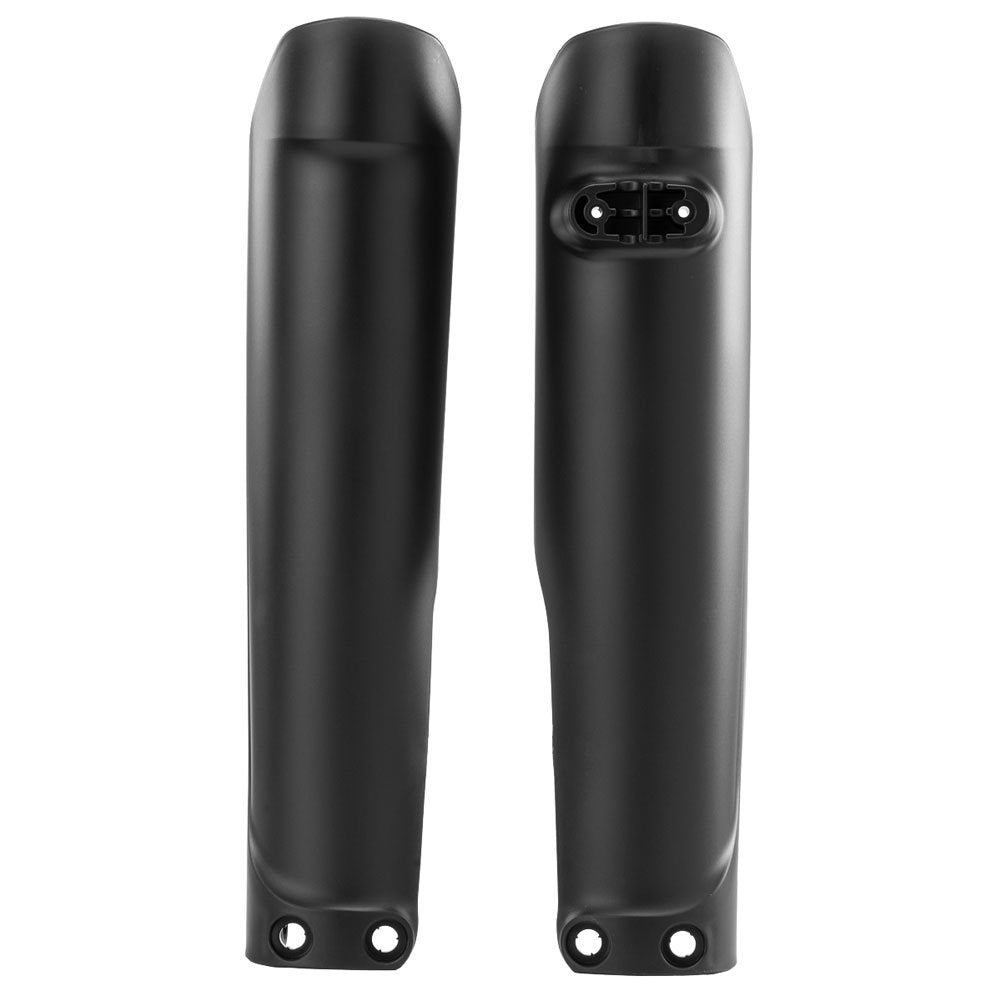 Acerbis Lower Fork Cover Set Black - Fits: Husqvarna Fe 501 2016-2022