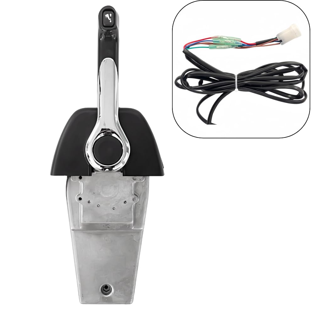 POWEROB TEC Remote top Mounted Binnacle Outboard Engine Control Box 704-48205-P1 Suitable for Yamaha Console704 Single
