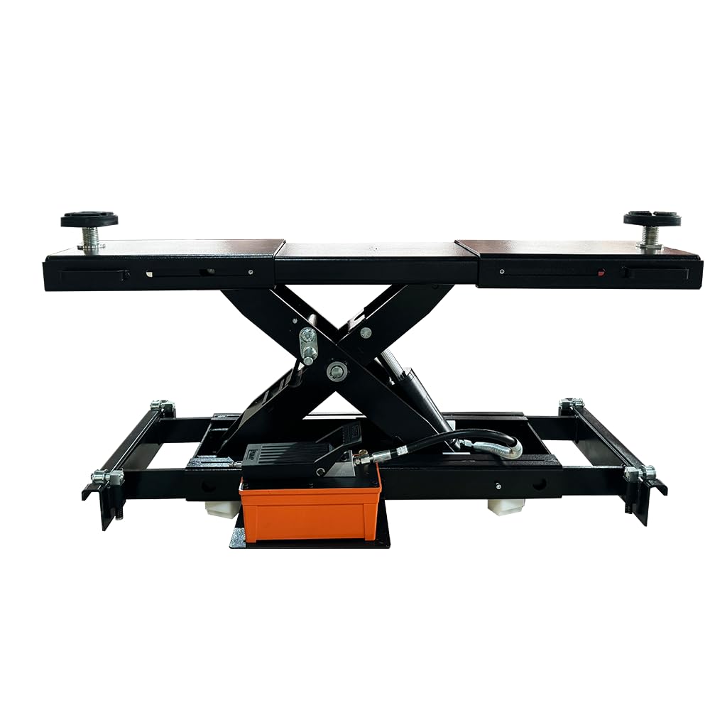 Rolling Jack Bridge Jack for KT-4H110/4H850 Four Post Lifts with 5000Lbs Lifting Capacity (Black)