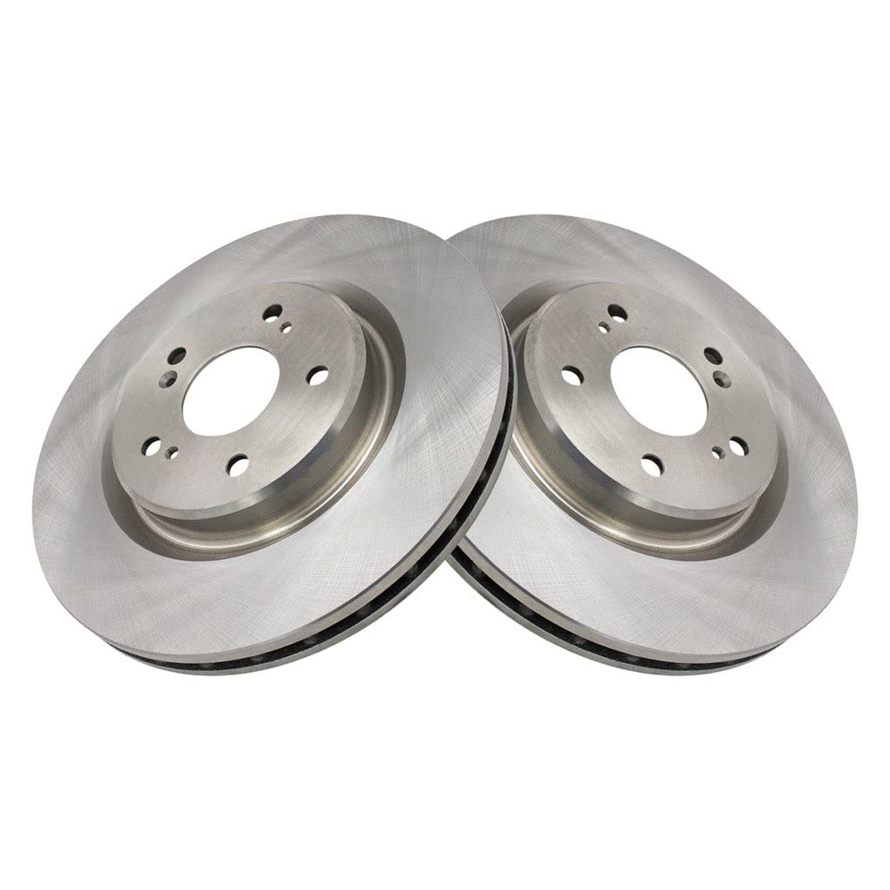 Trq Front Brake Rotors Set Vented Compatible With 2019-2024 Acura Rdx