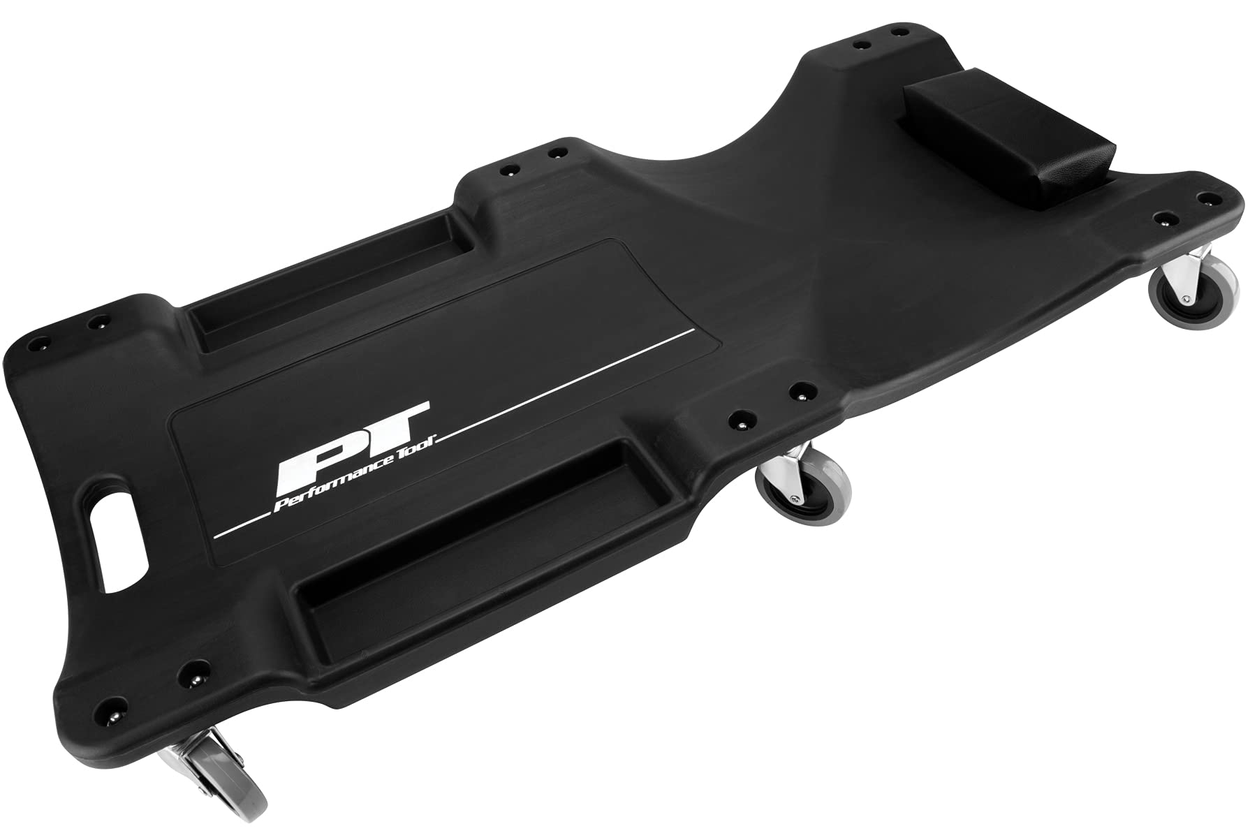 Performance Tool W85006 40-Inch Plastic Creeper With 6 Casters, Black