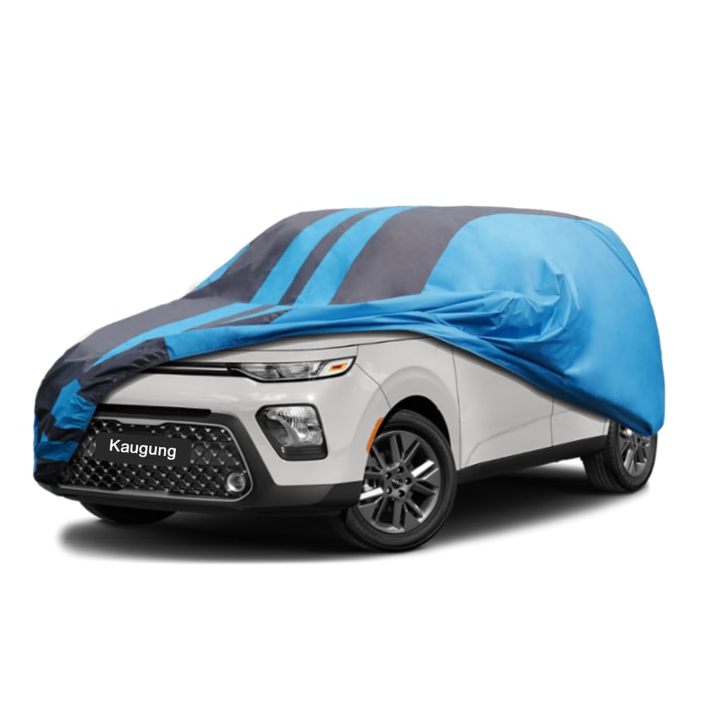 Kaugung Car Cover Waterproof Custom Fit Kia Soul(2009-2025), Full Exterior Cover WBCARB0CFF5518R