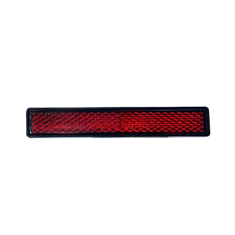 Stick-On Rectangular Reflectors - Safety Spoke Reflective Quick Mount Custom Accessories Adhesive Reflector For Cars, Trailer, M