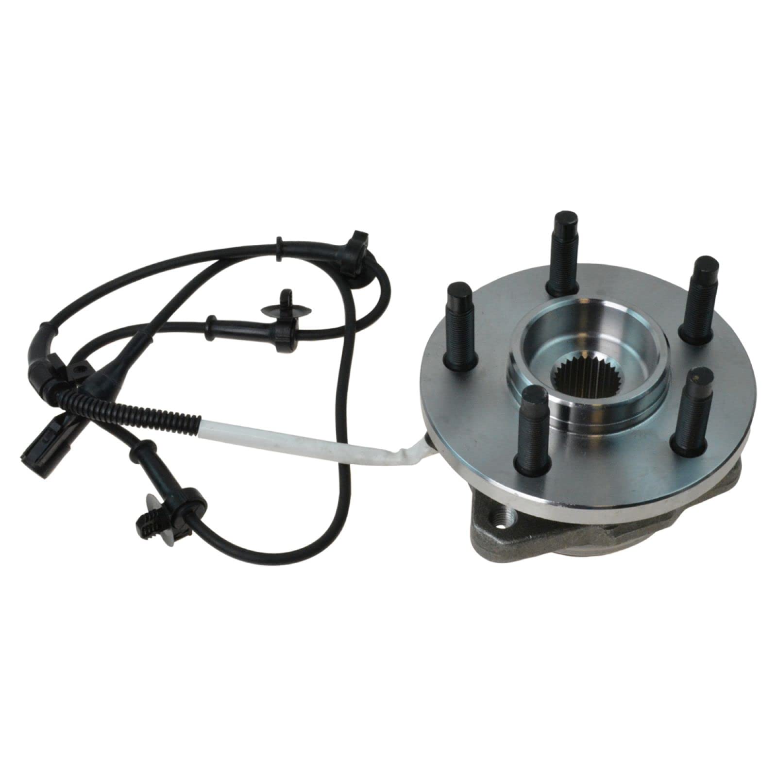 Trq Front Wheel Bearing & Hub Assembly 4Wd With Abs Sensor Compatible With 2003 Ford Explorer Sport 2003-2005 Explorer Sport Tra