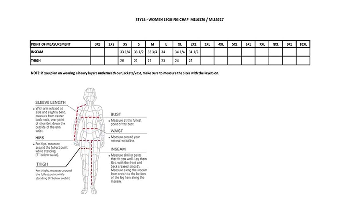 Milwaukee Leather Chaps for Women Black Premium Skin Rubbed Seams- Accented Lace Detailing Motorcycle Chap- MLL6527-5X-Large