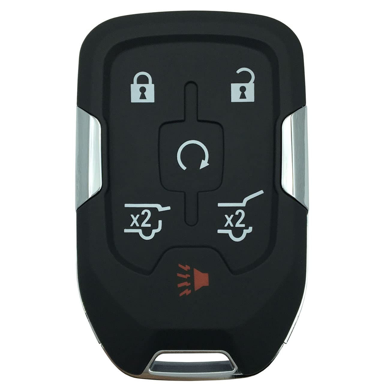 Replacement Key Fob Case Fit for 2014 2015 2016 2017 Chevy Tahoe Suburban GMC Yukon Smart Remote Control Key Shell (Type D)