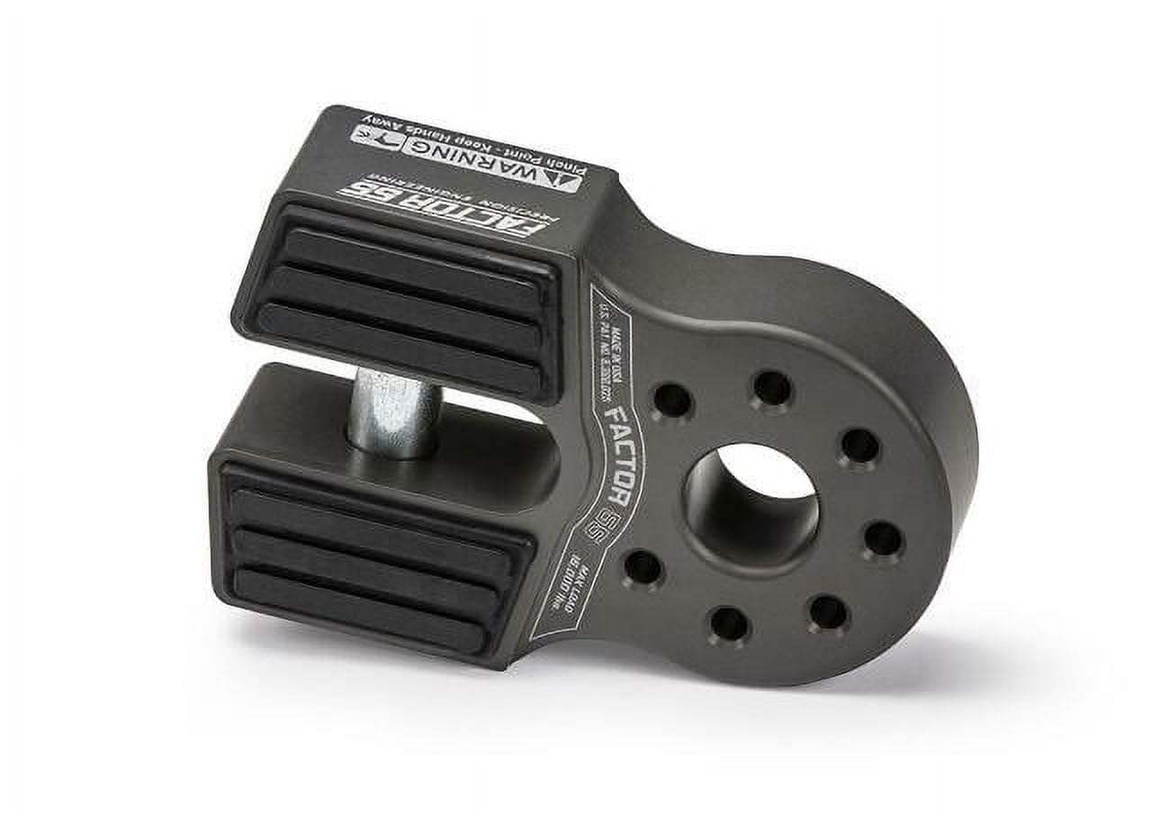 Factor 55 Flatlink Shackle Mount Winch, Designed for use Steel or Synthetic Ropes up to 6,000 lbs - Gray