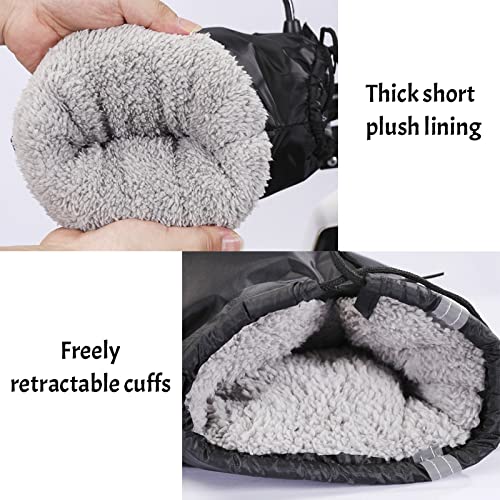 Universal Motorcycle Handlebar Gloves Muffs Atv/Snowmobile/Scooter Handle Grip Gauntlets Gloves Winter Warmer Thermal Cover Glov