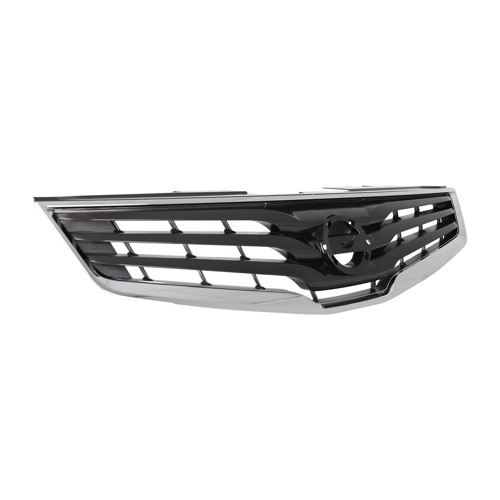 TYG (CAPA QUALITY) Chrome Front Grille Compatible with 2010-2012 Nissan Sentra Base/S/SL Model, ABS OEM Replacement Bumper Grill