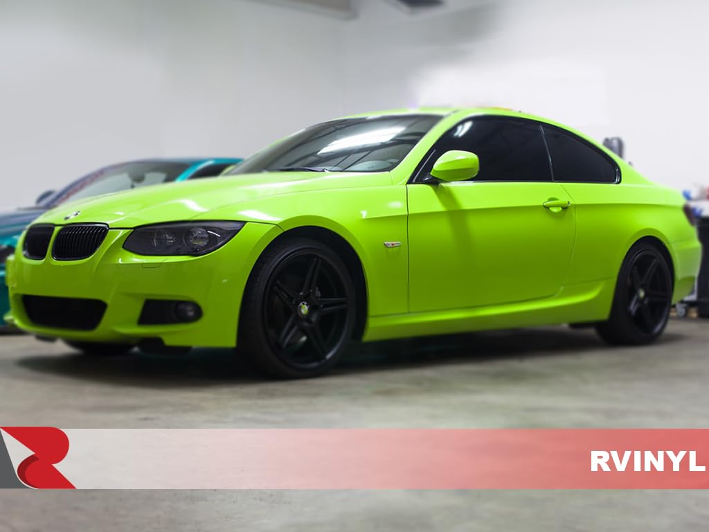 Avery Dennison Sw900 731-O Gloss Lime Green Supreme Wrapping Film Vinyl Vehicle Car Wrap Sheet Roll - (24'' X 60'')