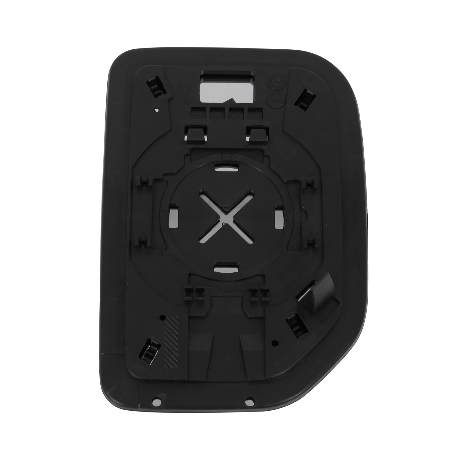 Driver Side Mirror Glass Assembly With Plastic Backing Plate (Non-Heated) Compatible With 2007-2014 Toyota Fj Cruiser