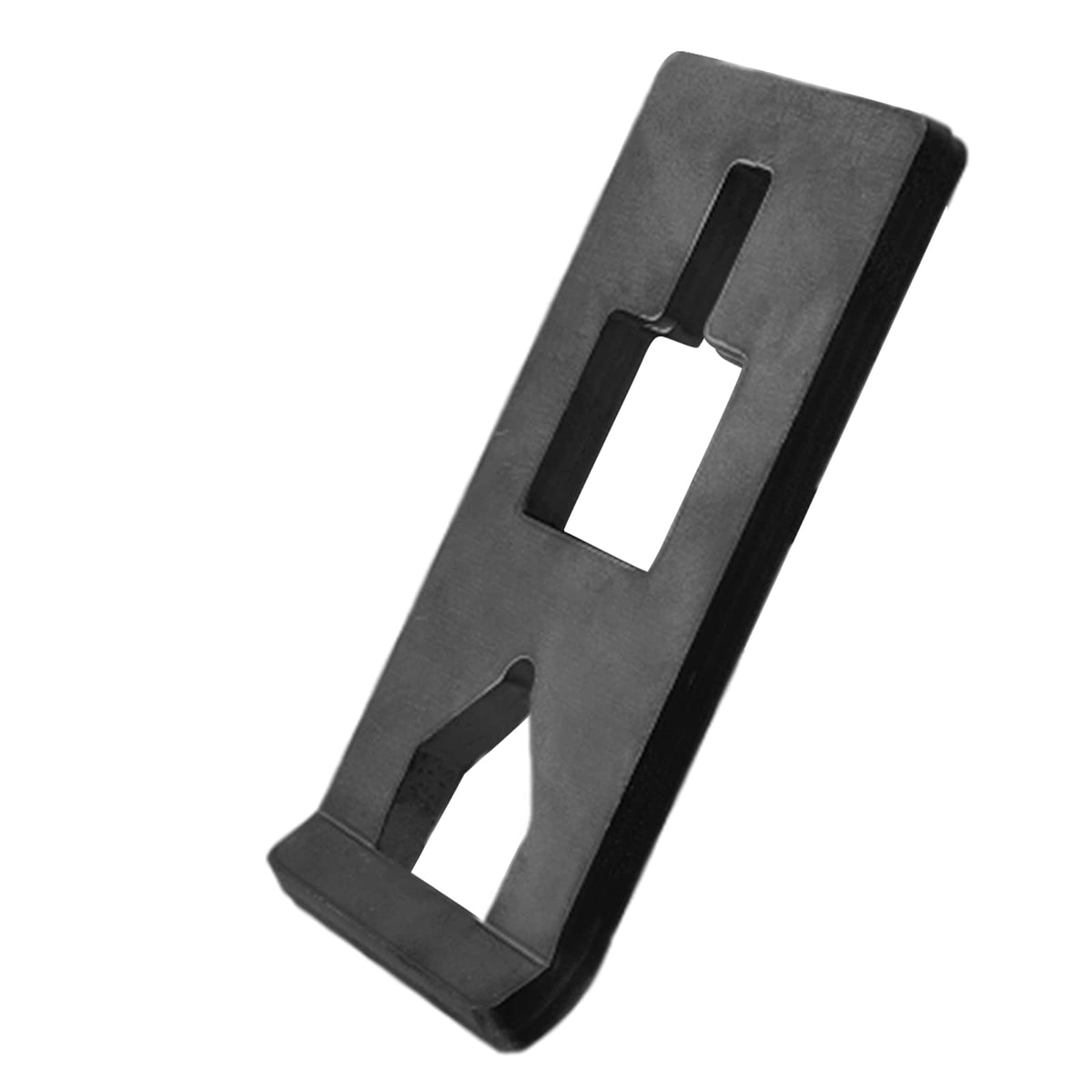 Lusheer Heavy-Duty Steel T-Post Puller Plate - 12 Mm Quick Remove T-Posts From Ground Garden Tractor Bucket, Handyman Jack Or S 