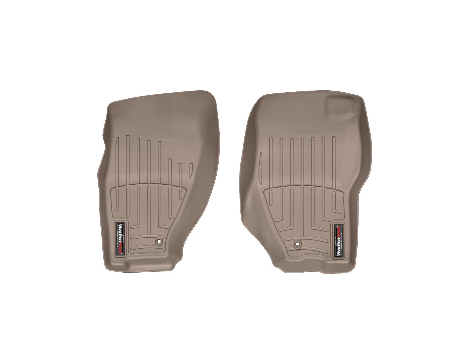 WeatherTech Custom Fit FloorLiners for Dodge Nitro - 1st Row (453221), Tan