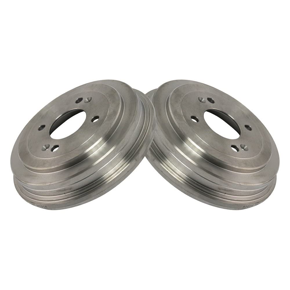 Trq Rear Brake Drum Lh Rh Kit Pair Set Of 2 For Kia Rio