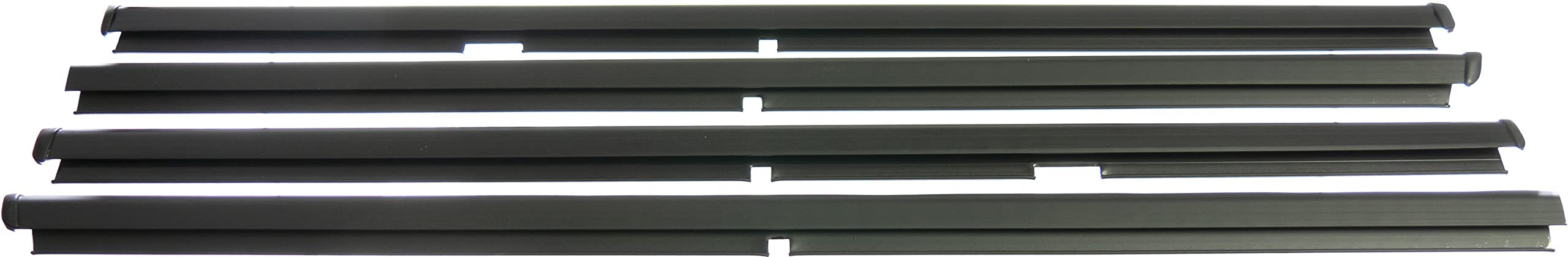 APDTY 4-Door Window Outer Dew Wipe Weatherstrip Kit Fits 1999-2004 Jeep Grand Cherokee (Includes All 4 Outer Weather-Strip Dew W