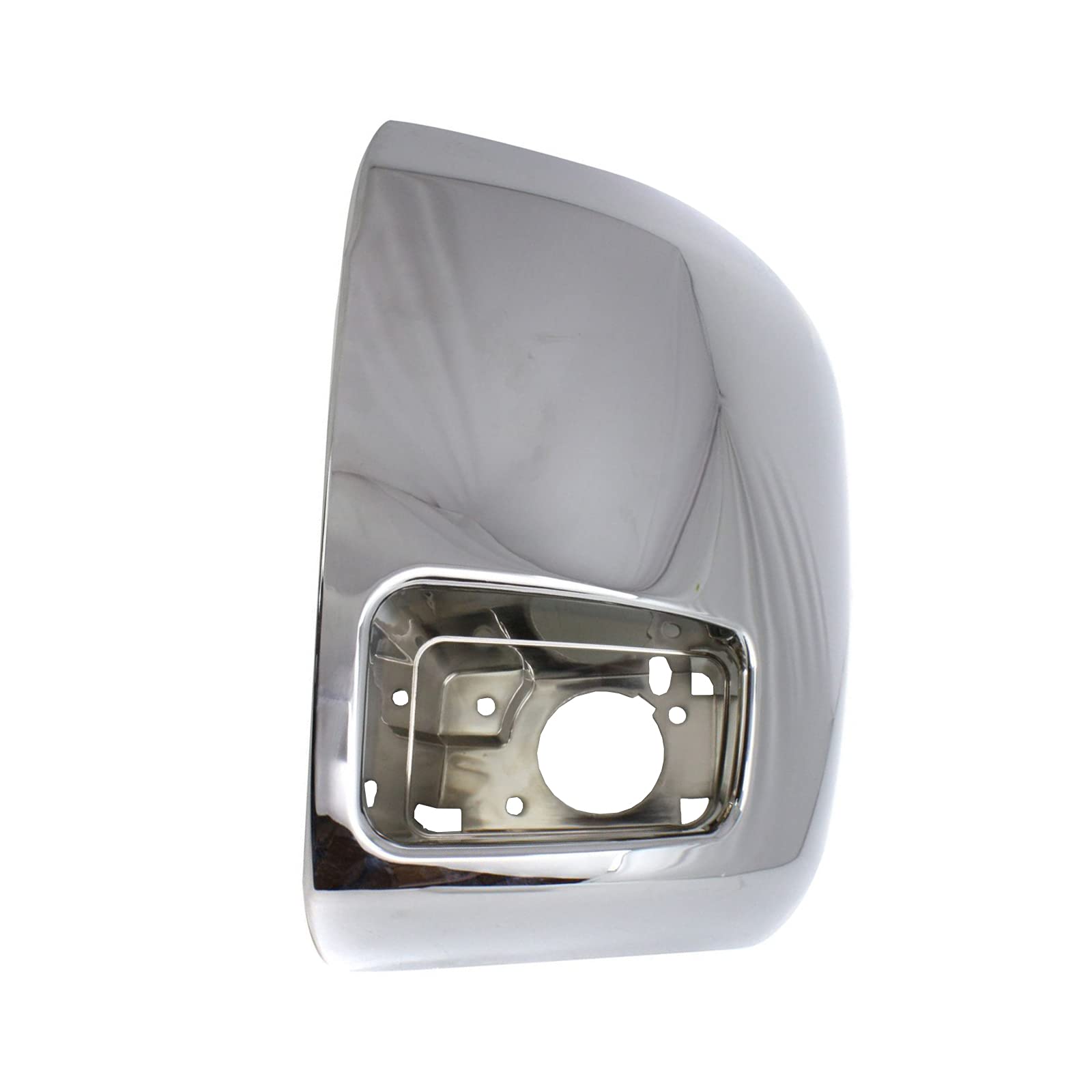 FRONT BUMPER CAP CHROME W/FOG HOLE (PLASTIC) LH GM1016108
