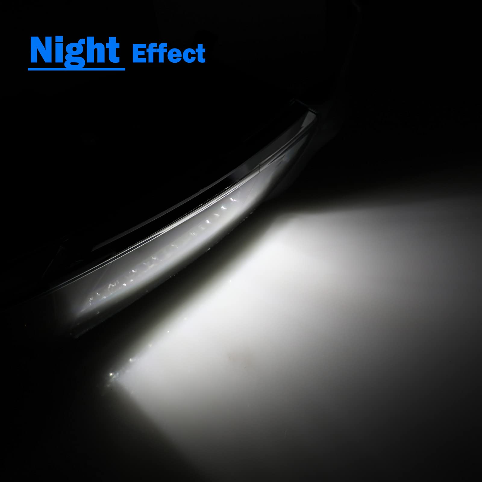 Wolfstorm Headlight For 1994-2001 Dodge Ram 1500/2500/3500 And 2002 Dodge Ram 2500/3500, Headlight Assembly Replacement With Led Light Design