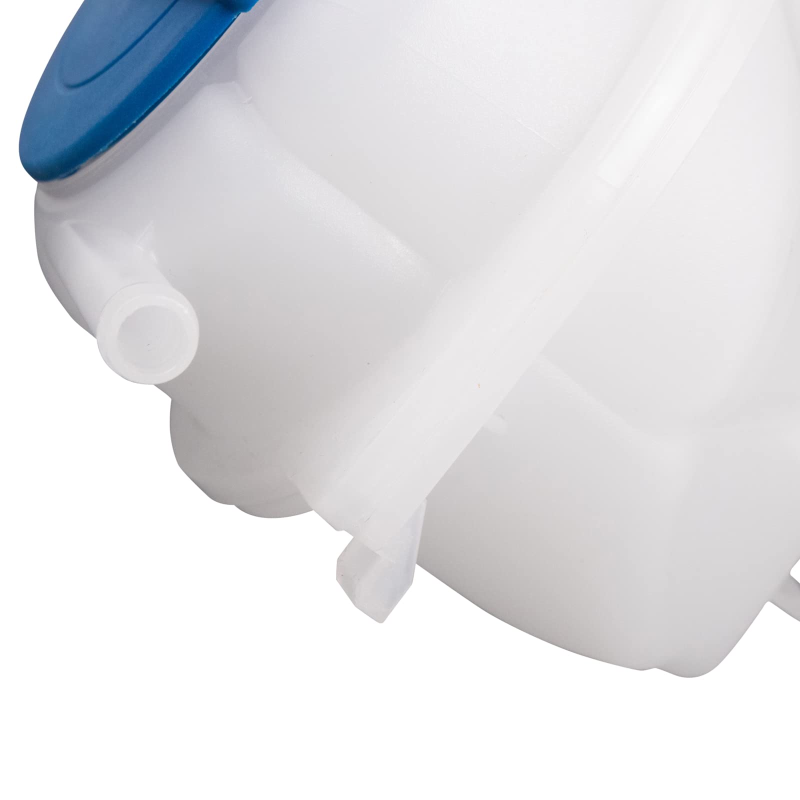 Trq Front Radiator Coolant Reservoir Expansion Tank Overflow Bottle White Compatible With 2002-2005 Audi A4 2002-2006 A4 Quattro