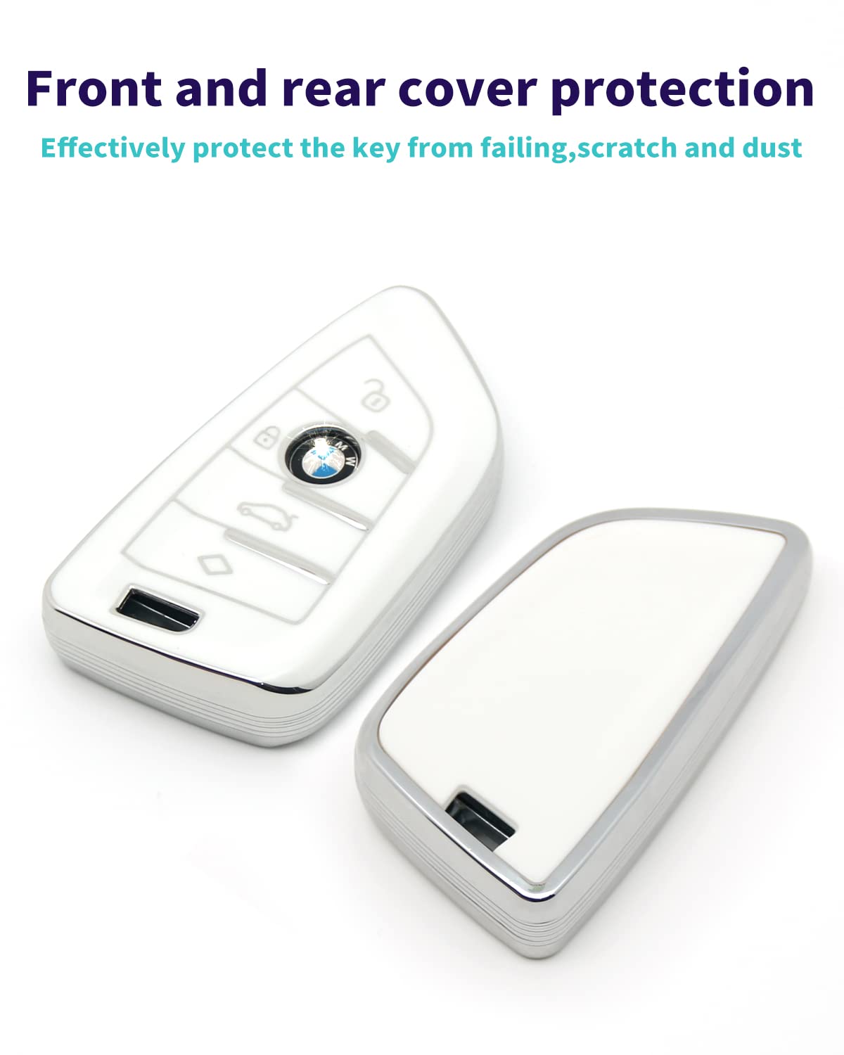 Haoyoumei Suitable For Bmw Key.Advanced Soft Tpu Key Case Is Compatible With X1 X3 X4 X5 X6 X7 M5 M6 1 3 4 5 6 7 Gt3 Gt5 Gt6 Key