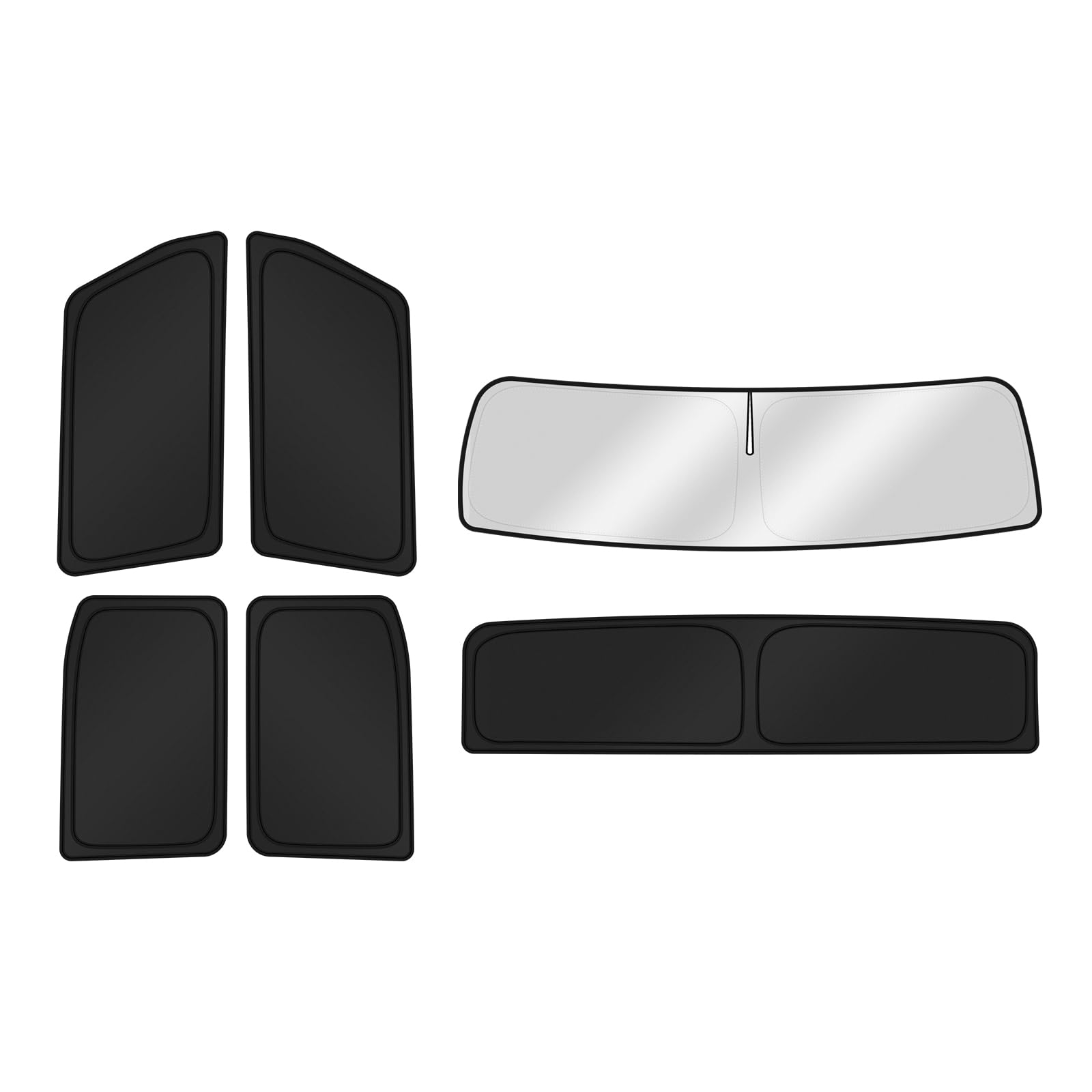 Canvcle Sunshades For 2022-2025 Gmc Hummer Ev Accessories Windshield Sun Shade Side Rear Window Shade Cover Sun Visor Shield Pri