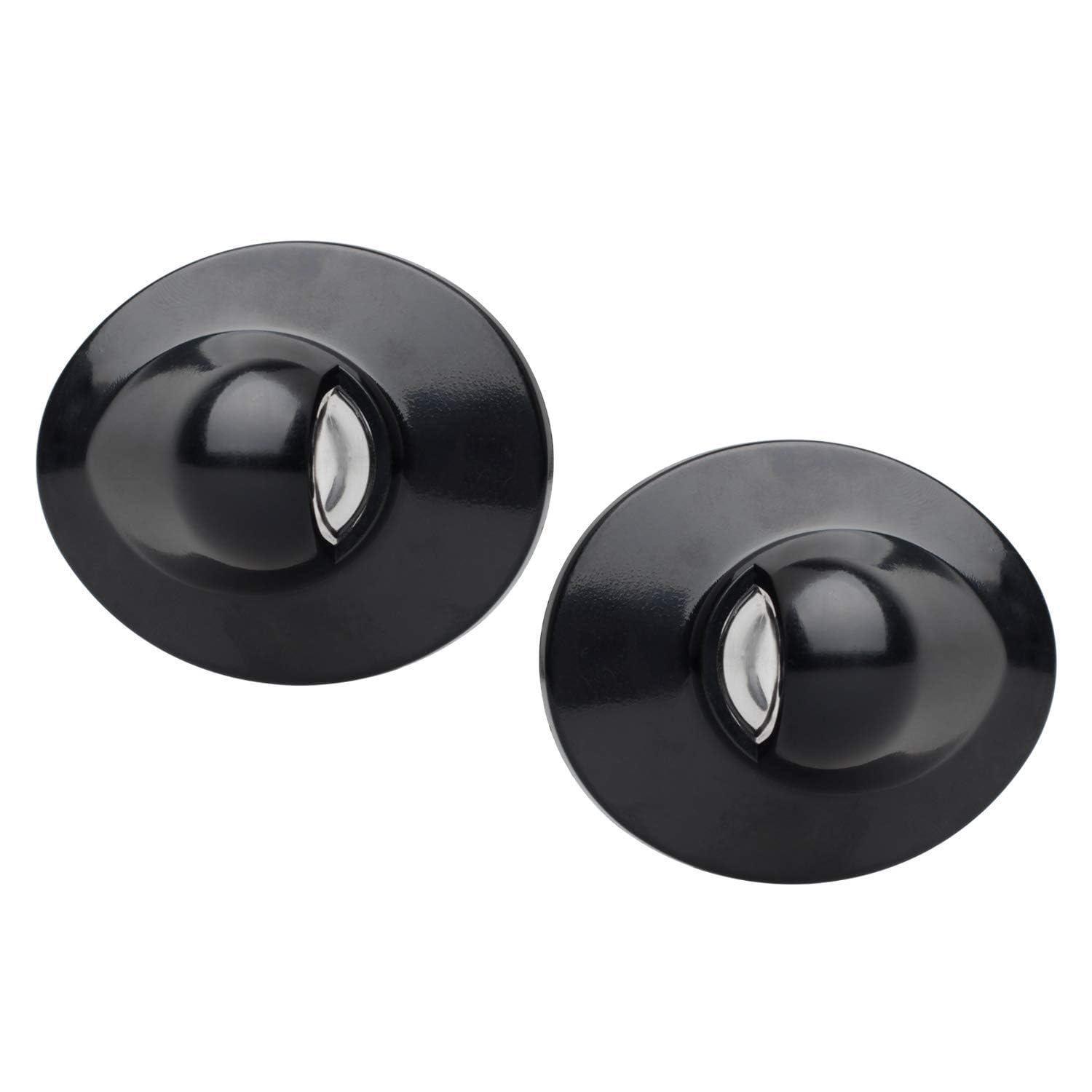 Hercoo License Plate Lights Lamp Lens Black Housing Compatible With 1999-2015 F150 F250 F350 F450 F550 Super Duty Bronco Excursi