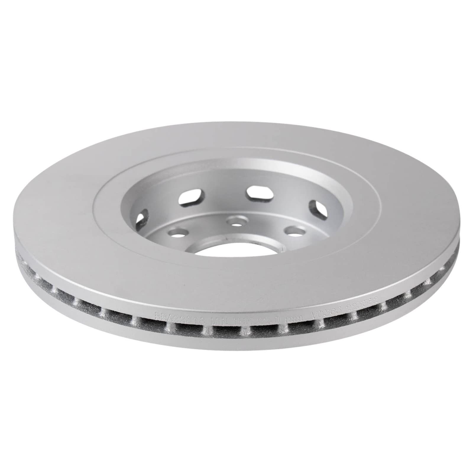 Trq Front Brake Pad & Rotor Kit Brake Pads Brake Rotor Ceramic Premium G-Coated Compatible With 2004-2011 Chevrolet Aveo 2007-20