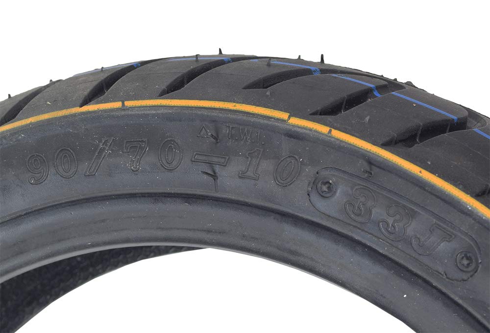 Alveytech 90/70-10 Tubeless Tire For Ewheels Ew-36 & Ew-36 Elite Scooters