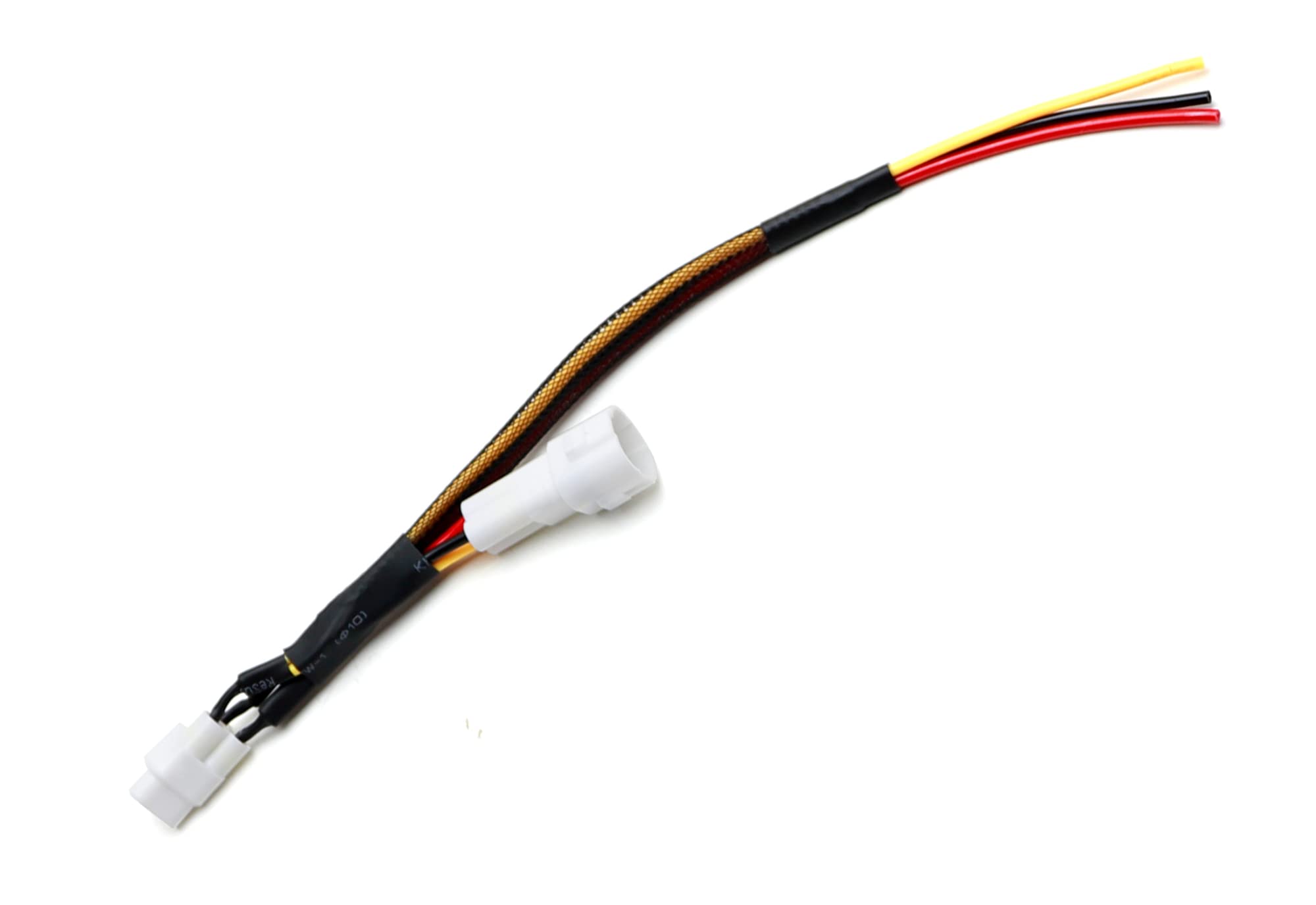 Ijdmtoy Front/Rear Light Sumitomo 3-Pin In-Line Accessory Power Harness Plug W/ 3-Way Outputs, Compatible With Yamaha Atv Utv Dirt Bike