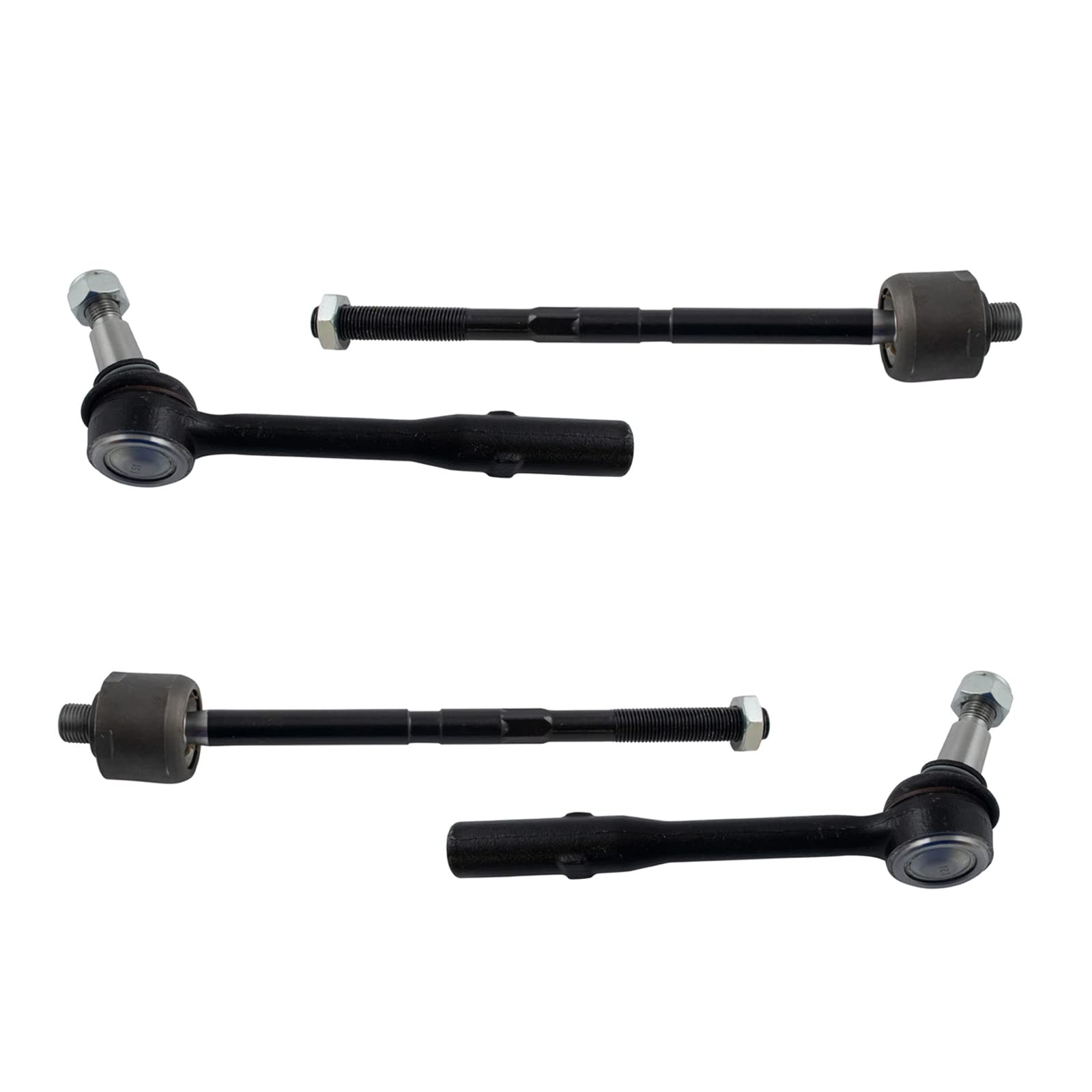 Trq Front Tie Rod Set Compatible With 2007-2008 Mercedes-Benz Cl550 2007-2014 Cl600 2008-2014 Cl63 Amg Cl65 Amg 2010-2013 S400 2