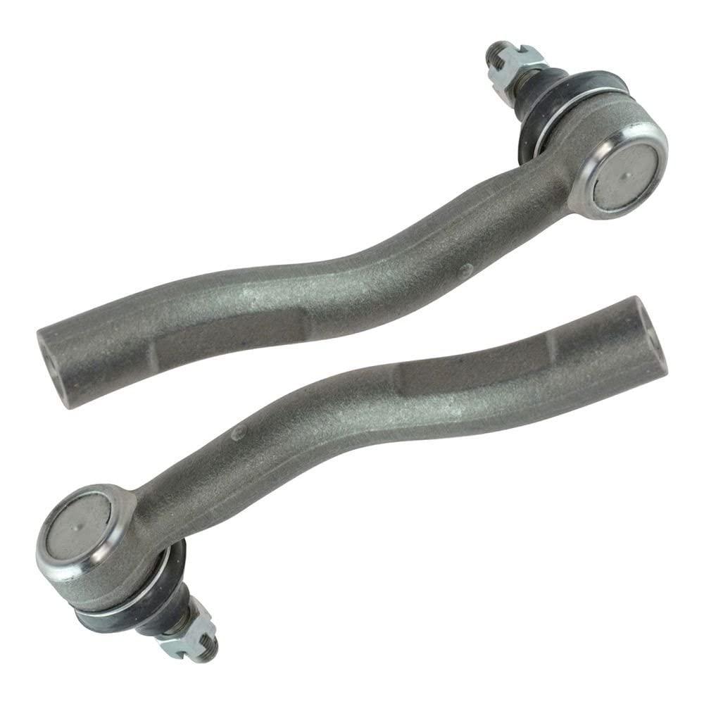 TRQ Front Outer Tie Rod Set Compatible with 2012-2019 Toyota Prius C 2007-2014 Yaris