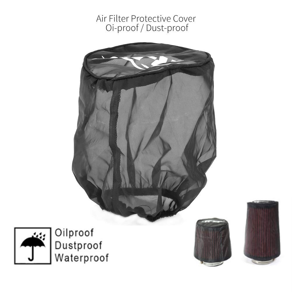Kuuleyn Air Filter Cover, Air Intake Cover Air Filter Wrap Universal Air Filter Protective Cover Dustproof for High Flow Air Int