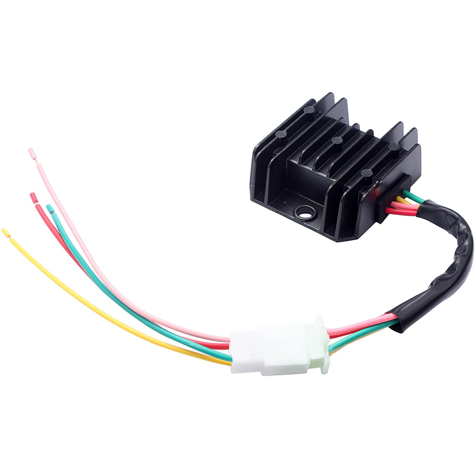 Windance 4 Wires 12V Voltage Regulator Rectifier Replacement For Gy6 125Cc 150Cc 250Cc Motorcycle Scooter Moped Go Kart Atv (1 P