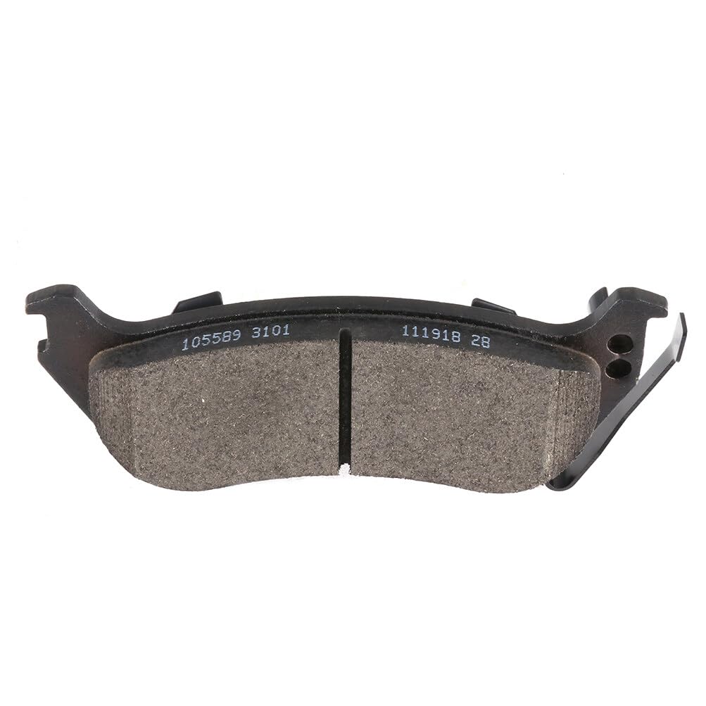 Cciyu D1109 Rear Semi-Metallic Disc Brake Pads Kit For Ford For Explorer 2002-2005,For Mercury Mountaineer 2002-2005 4Pcs