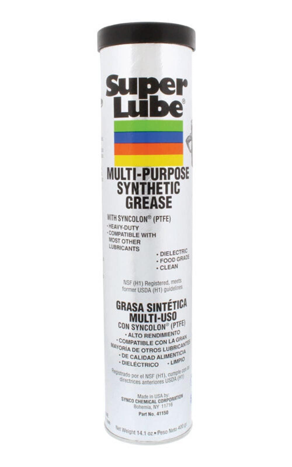 Super Lube 41150 Synthetic Multi-Purpose Grease, 400G, Translucent White Color