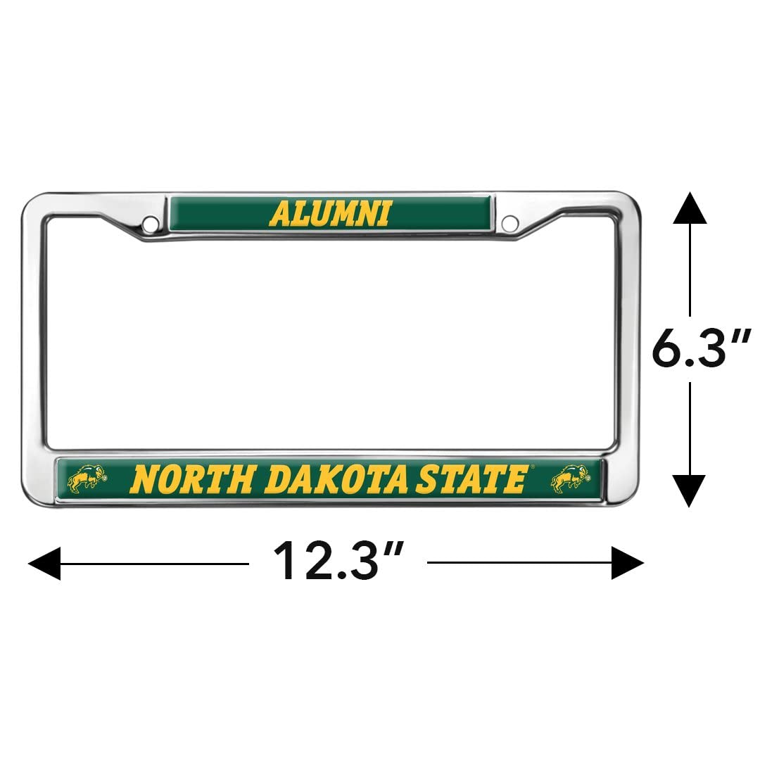 North Dakota State Alumni Logo Full Size Standard License Plate Metal Frame