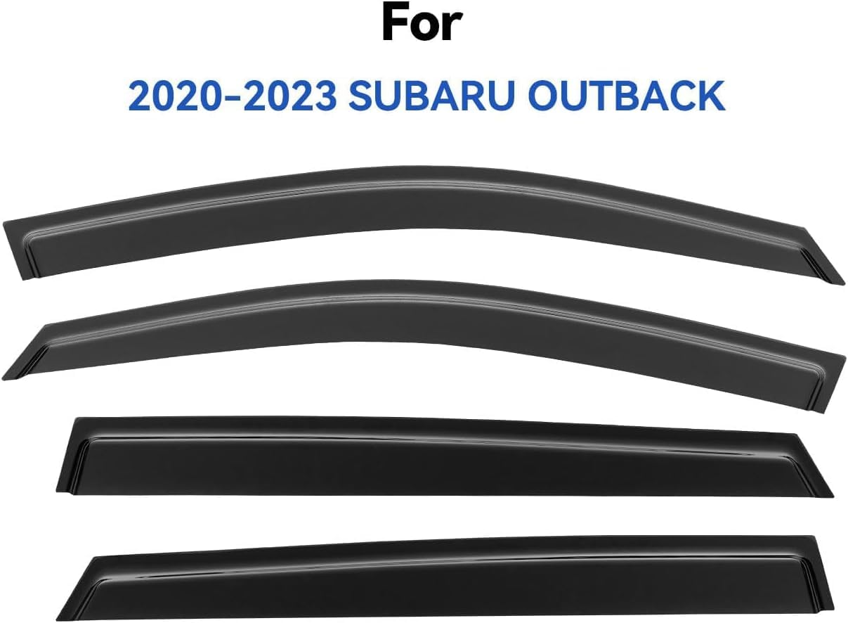 Window Visors Rain Guards Shield for 2020 2021 2022 2023 2024 2025 Subaru Outback, Out-Channel Window Vent Wind Deflectors Visor